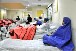 دانش آموزان مسموم شده در بیمارستان زاهدان