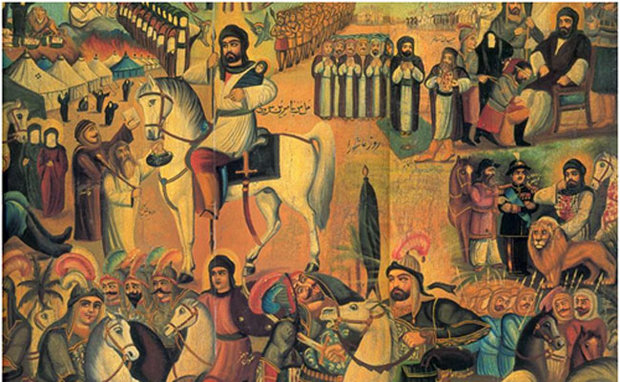 نقاشی قهوه خانه