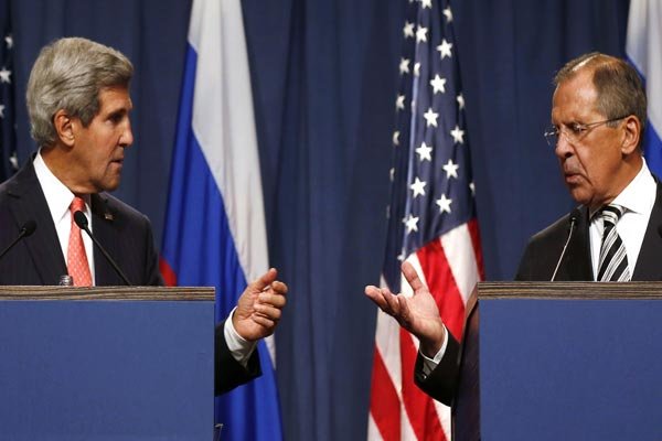 وزرای خارجه آمریکا و روسیه درباره سوریه گفتگو کردند