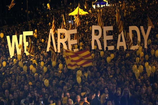 80 درصد مردم کاتالونیا رای به استقلال از اسپانیا دادند