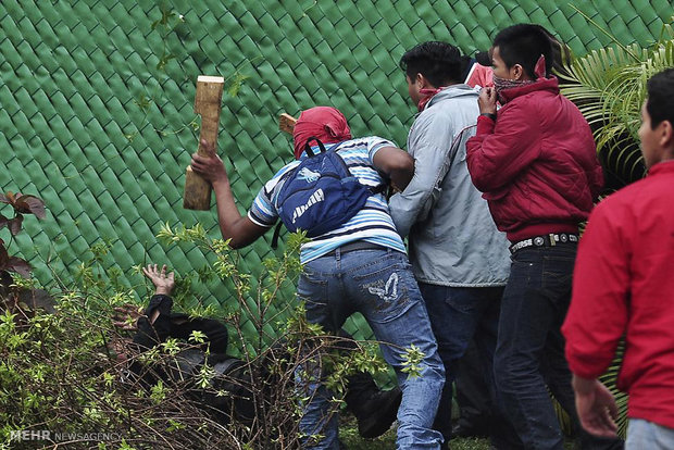فیلم/ تظاهرات تراکتوری کشاورزان در مکزیکوسیتی