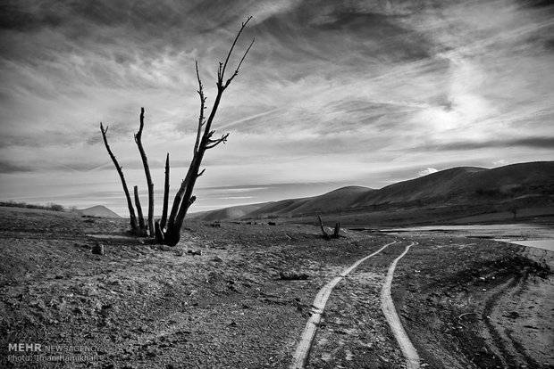 کم آبی سد اکباتان همدان