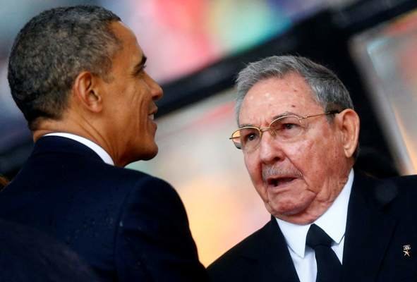 دیدار تاریخی روسای جمهوری آمریکا و کوبا در روز شنبه