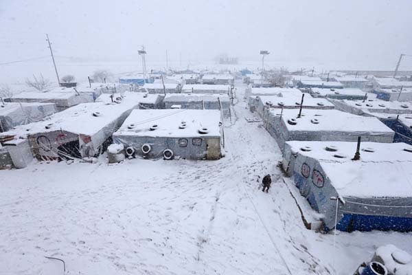 سرمای زمستان بلای جان 400 هزار آواره سوری در لبنان