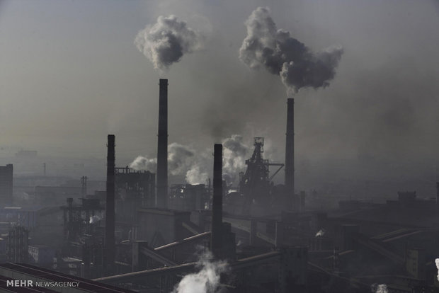 آلودگی هوا در استان هبی چین