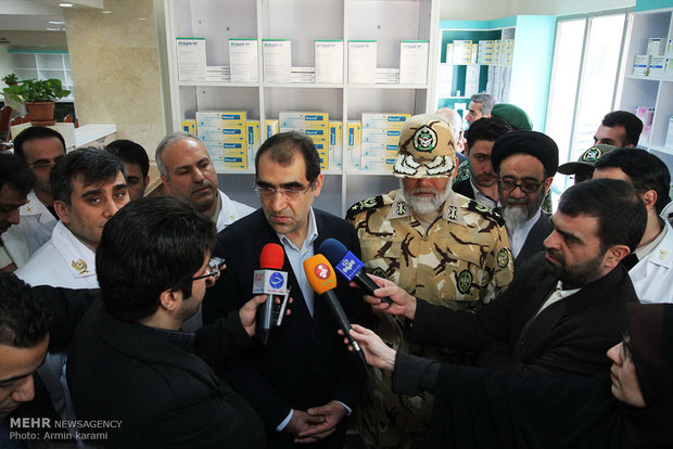 افتتاح داروخانه 29 فروردین ارتش جمهوری اسلامی