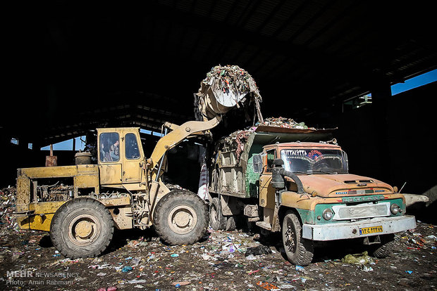 سایت بازیافت زباله محمد شهر قزوین