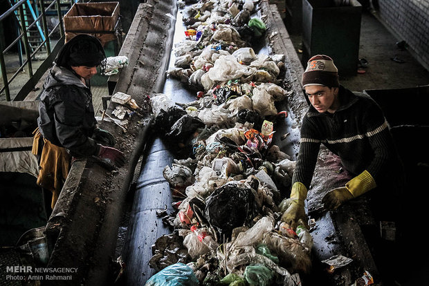 سایت بازیافت زباله محمد شهر قزوین