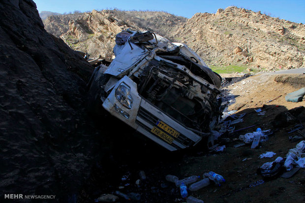 تصادف تانکر نفتکش عراقی حامل سوخت