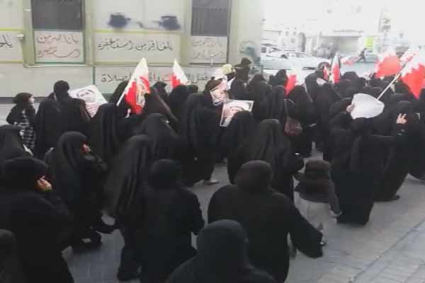 تظاهرات گسترده مردم بحرین در همبستگی با مردم یمن
