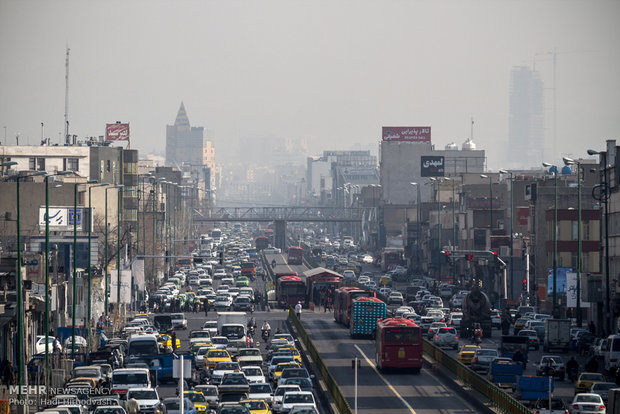 ۵۷ درصد خودروهای شخصی تهران کاتالیست ندارند آلودگی هوای تهران