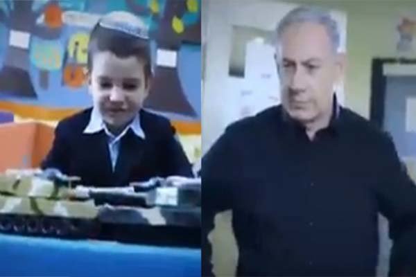 فیلم/ سوء استفاده از کودکان در کلیپ تبلیغاتی نتانیاهو
