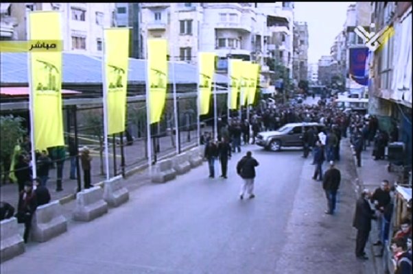 فیلم/ آغاز مراسم تشییع پیکر شهدای حزب الله در بیروت