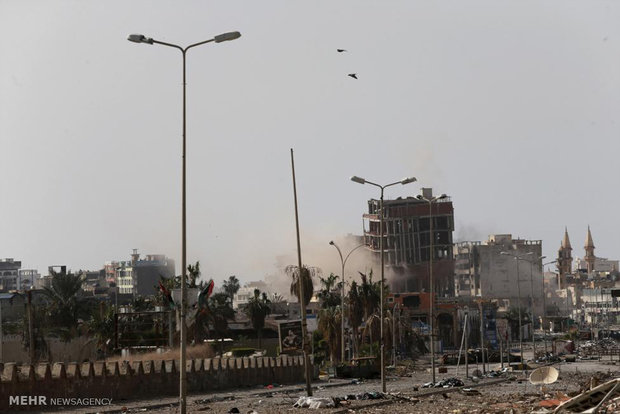 کشته شدن ۵ نظامی بر اثر اصابت خمپاره به بنغازی
