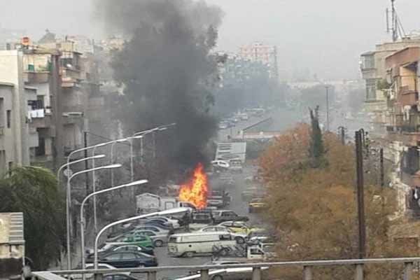حملات خمپاره ای تروریستها به دمشق