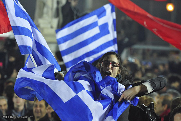 پیروزی حزب سیریزا در انتخابات یونان