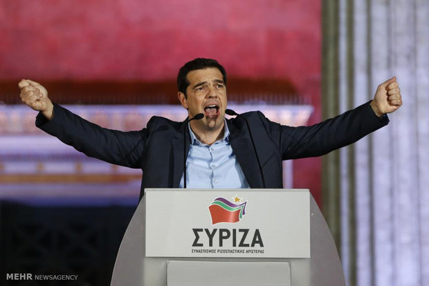 پیروزی حزب سیریزا در انتخابات یونان
