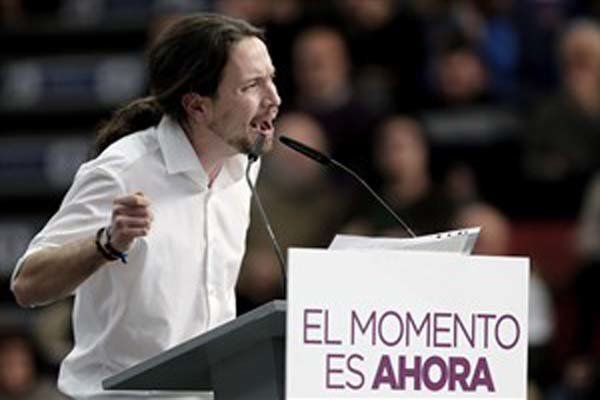 امیدواری چپ های اسپانیا به پیروزی در انتخابات پارلمانی
