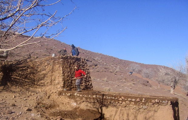 مرمت آسیاب تاریخی روستای ارمیان شهرستان میامی 