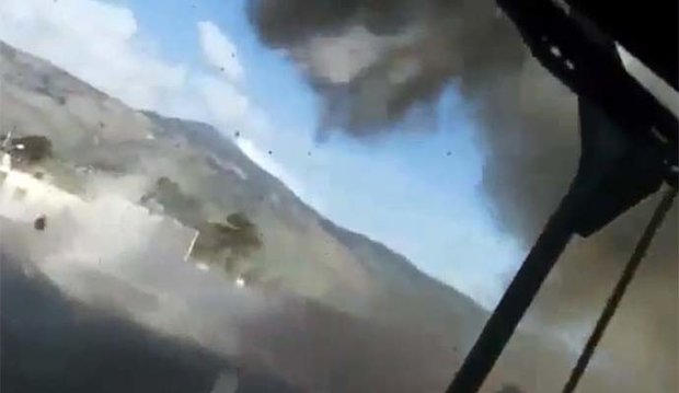 فیلم/ لحظه اصابت موشک به خودروی سازمان ملل در جنوب لبنان