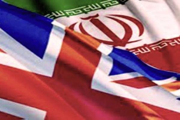 پرچم ایران و انگلیس