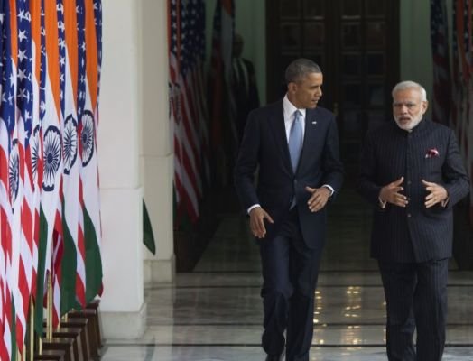 اوباما مودی آمریکا هند 