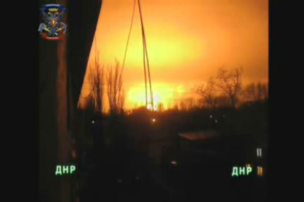 فیلم/ وقوع انفجار قوی در دونتسک