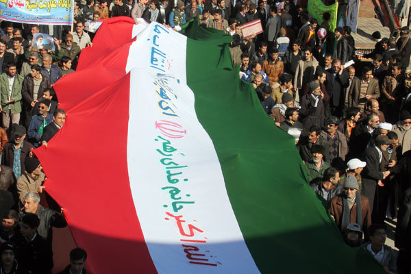 مسیرهای راهپیمایی مراسم ۲۲ بهمن در خراسان شمالی اعلام شد