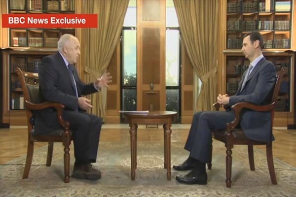 فیلم/ مصاحبه بشار اسد با شبکه بی بی سی