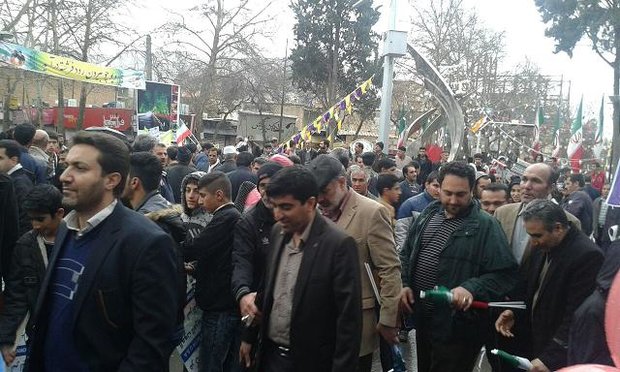 راهپیمایی 22 بهمن - خرم آباد