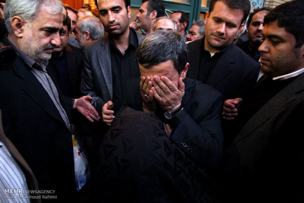 مراسم ختم مادر احمدی نژاد مادر احمدی نژاد