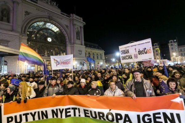 تظاهرات در مجارستان 