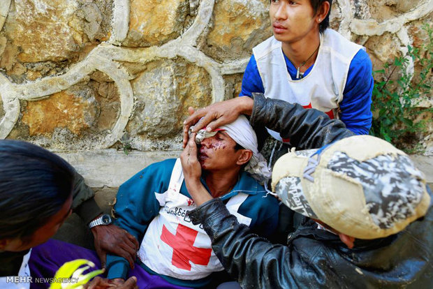 حمله به کاروان صلیب سرخ در میانمار
