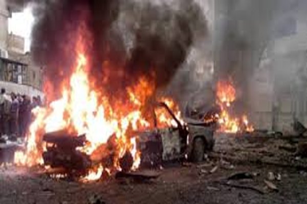 انفجار بولدوزر بمبگذاری شده در شمال سامراء