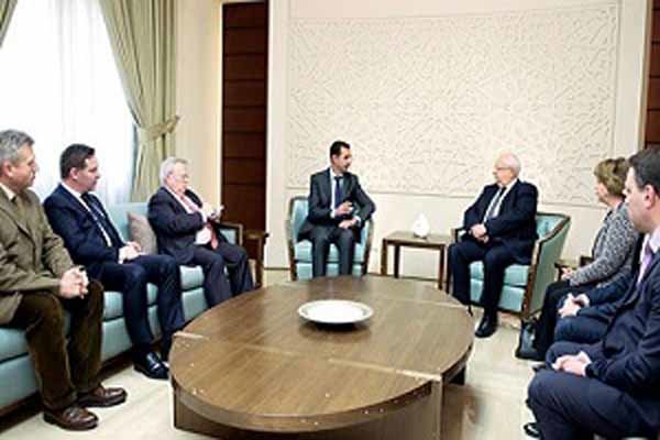 جزییات دیدار هیئت فرانسوی با بشار اسد