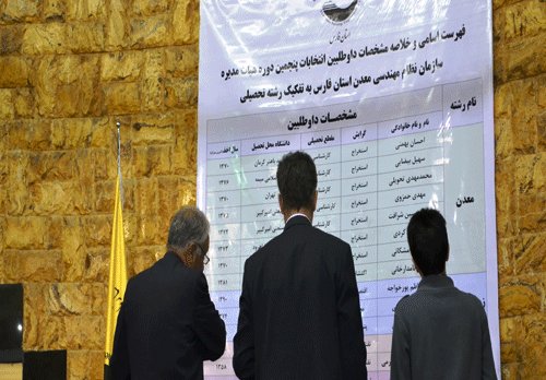 اعضای هیئت مدیره نظام مهندسی معدن فارس انتخاب شدند