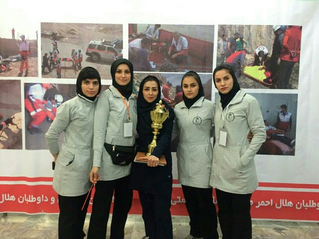 نایب قهرمانی دختران گلستان در المپیاد فرهنگی و ورزشی هلال احمر