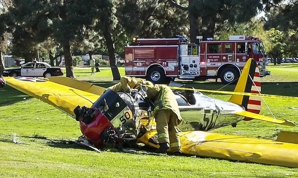 سقوط هواپیمای هریسون فورد/ بازیگر هالیوود زنده است
