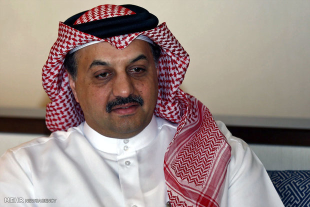 بررسی راه های توسعه روابط دو جانبه در سفر وزیر خارجه قطر به عراق