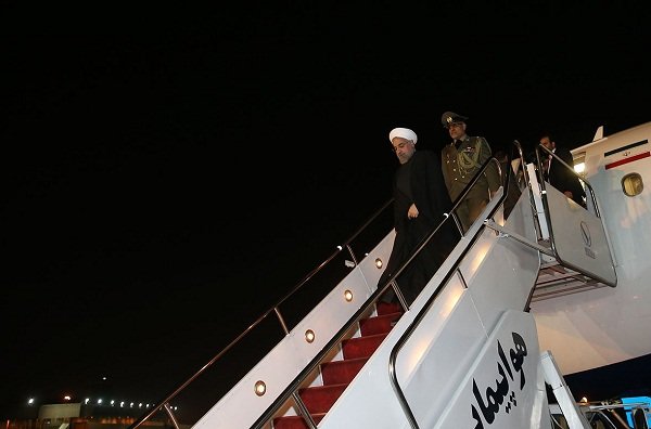 حسن روحانی به تهران بازگشت