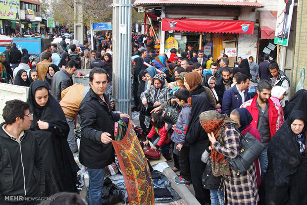 بازار خرید نوروزی در قزوین