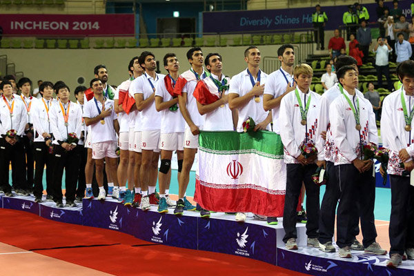 تیم ملی والیبال ایران قهرمان بازی‌های آسیایی