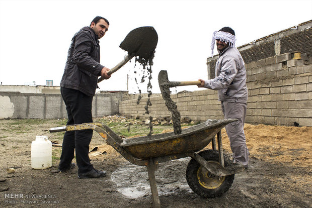 اردوی جهادی در مناطق محروم بجنورد و مانه و سملقان روستای کالیمانی