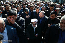 مراسم تشییع همسر آیت الله جنتی در تهران