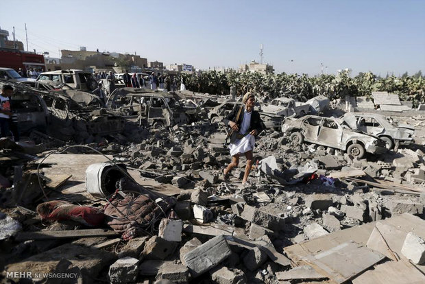 37 کشته و 80 زخمی در حملات سعودی-آمریکایی