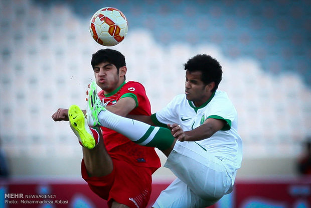 دیدار تیمهای فوتبال امید ایران و عربستان