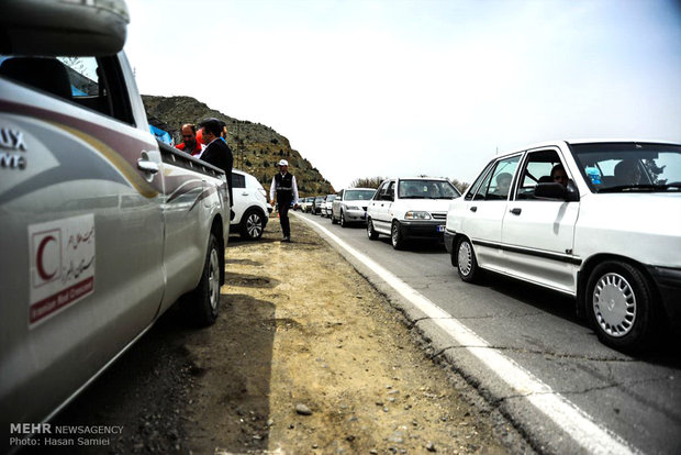 پایگاه های امداد و نجات جمعیت هلال احمر در جاده های سراسر کشور
