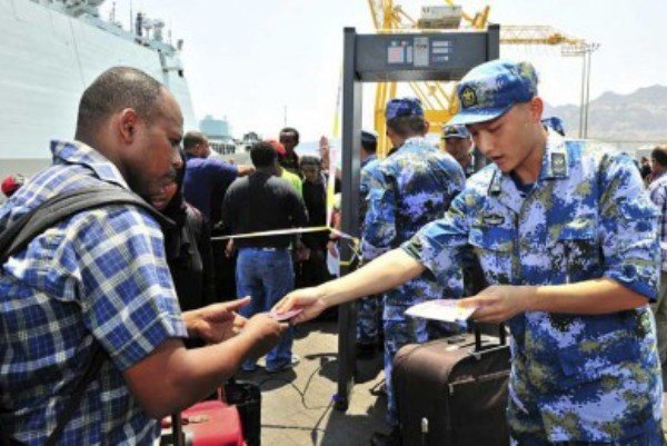 خروج 225 اتباع بیگانه از یمن با کمک چین