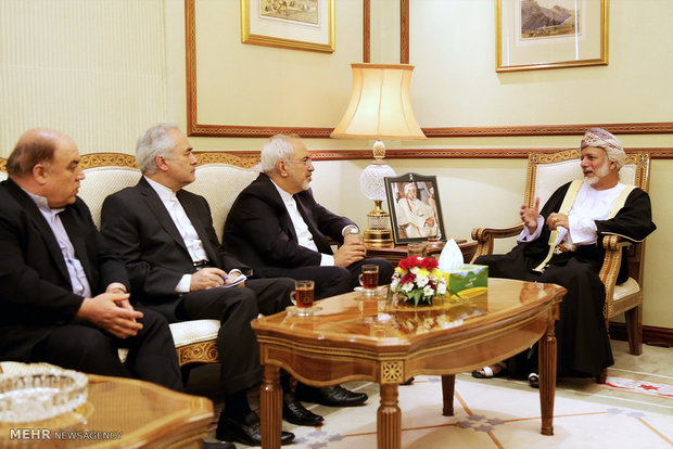 ورود و دیدار وزرای امورخارجه ایران و عمان