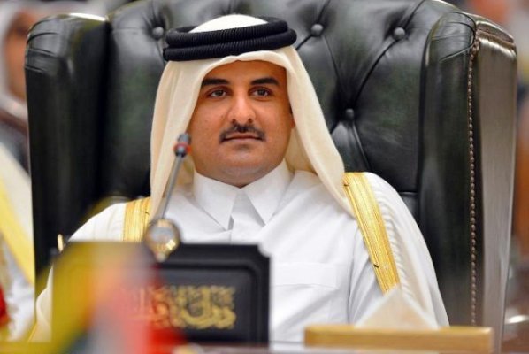 بازدید امیر قطر از اتاق جنگ عربستان علیه یمن
